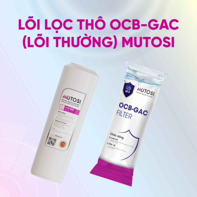 Combo 7 lõi lọc nước - Hàng chính hãng Mutosi (hệ lõi thô thường)