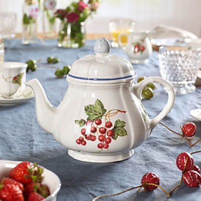 Ấm trà cafe Villeroy & Boch Cottage Kaffeekanne Teekanne 10-1115-0460, dung tích 1 lít Made in Germany Hàng chính hãng