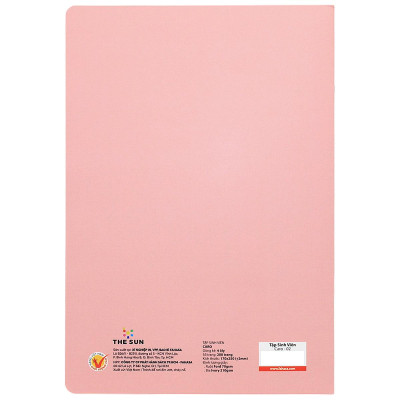Tập Sinh Viên Caro - 4 Ô Ly - 200 Trang 70gsm - The Sun 03 (Mẫu Bìa Giao Ngẫu Nhiên)
