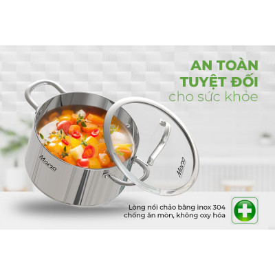 Bộ nồi inox đa lớp Sunhouse Mama SHG701