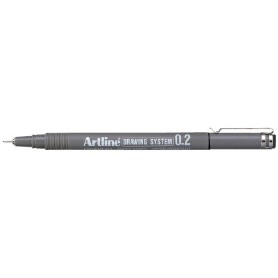 Bút Vẽ Kỹ Thuật 0.2 mm - Artline EK-232-BK - Màu Đen
