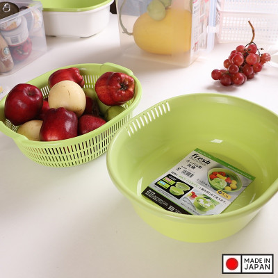 Bộ rổ Oval 2 lớp Sanada Seiko 5.3L - Hàng nội địa Nhật Bản |#Made in Japan| |Nhập khẩu chính hãng|