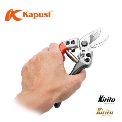 Kéo cắt cành trợ lực Nhật Kapusi Japan lưỡi thép SK-5 k8651