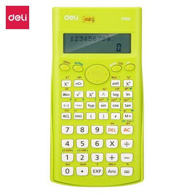 Máy tính Học Sinh Cấp 1 Deli E1710 , Được phép mang phòng thi, 12 số, 240 chức năng