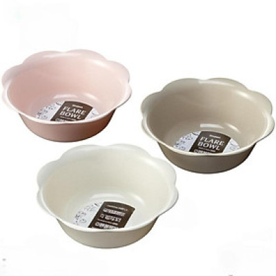Tô nhựa hình cánh hoa Nakaya Flare Bowl 1.1L