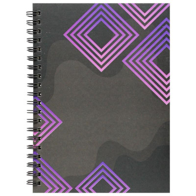 Sổ Lò Xo Bìa Cứng Geometric B6 - Kẻ Ngang - 160 Trang 80gsm - The Sun 04