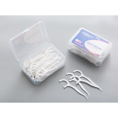 Hộp 50 cây  tăm chỉ nha khoa ,an toàn dễ sử dụng và chăm sóc răng miệng 