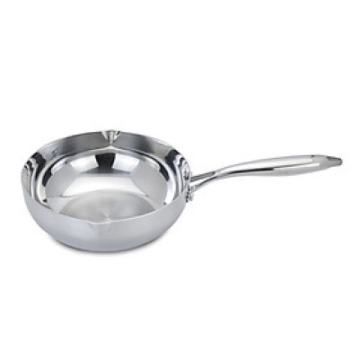 Chảo Inox 3 lớp đúc liền khối miệng rót Kalpen Zenger 20cm, bảo hành 5 năm