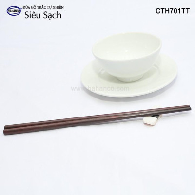 Đũa gỗ Trắc Việt Nam vân đẹp (Hộp 10 đôi rất đẹp) CTH701TT - gỗ Trắc tự nhiên không chất độc hại
