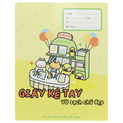 Giấy Kê Tay Cô Tiên Xanh - The Sun - Màu Vàng