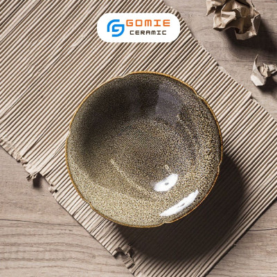 Bát Tô Loe Viền Hoa Xanh Hoả Biến - Bát Tô Loe - Bát Tô Viền Hoa Xanh Đẳng Cấp D21xC9cm