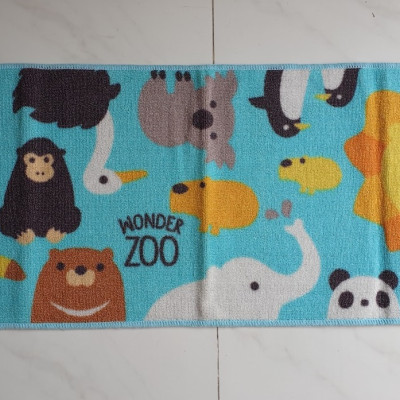 BỘ 02 THẢM BẾP CHÙI CHÂN DÀI CAO CẤP- CONDOR- CÓ 2 MÀU XANH HỌA TIẾT VÀ HỒNG HỌA TIẾT