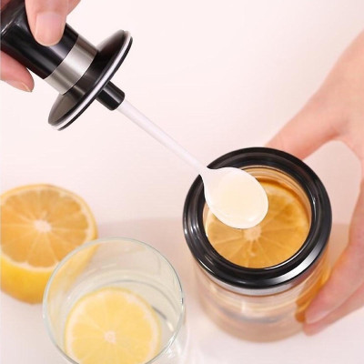 Lọ Đựng Gia Vị Có Thìa Thuỷ Tinh Hũ Gia Vị Kèm Nắp Và Thìa Dung Tích 250ml