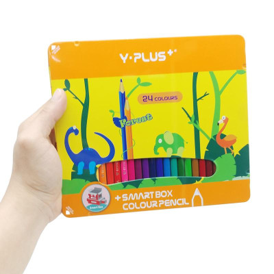 Hộp Thiếc 24 Bút Chì Màu Forest - YPLUS+ PC180100