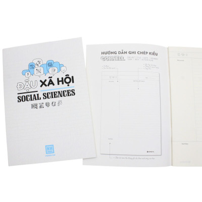 Tập Gáy Ghim Study Đậu Xã Hội - Môn Văn, Sử, Địa - Kẻ Ngang - 120 Trang 70gsm - Hồng Hà 1470 (Mẫu Bìa Giao Ngẫu Nhiên)
