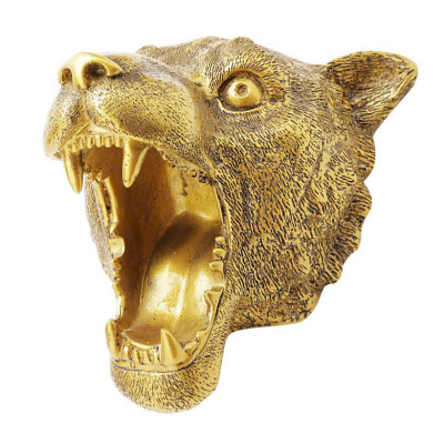 Gạt tàn thuốc họng Sói CTVD24 13.4 x 17.3 x 12.3cm mạ vàng