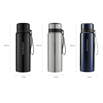Bình Giữ Nhiệt Thép Không Gỉ Vacuum Bottle Lock&Lock LHC6180-FU (800ml) - Xanh Đậm