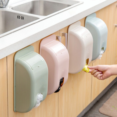 Hộp đựng túi nilon, túi bóng túi đựng rác thông minh dán tường không cần khoan tường đục lỗ tiện lợi