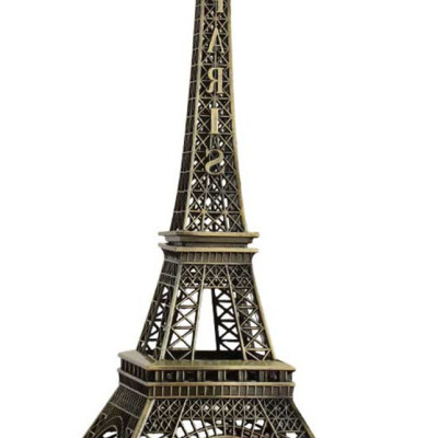 Mô hình tháp Eiffel cao 32 cm (màu vàng rêu)