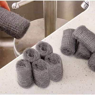 Set 12 cuộn cọ rửa xoong nồi bằng thép mịn Echo Metal hàng nội địa Nhật Bản