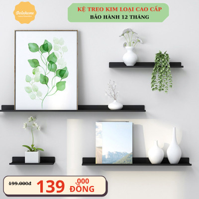 Kệ treo tường sắt sơn tĩnh điện cao cấp Dola Home. Kệ để đồ tiện dụng, kệ decor trang trí nhà cửa, phòng khách