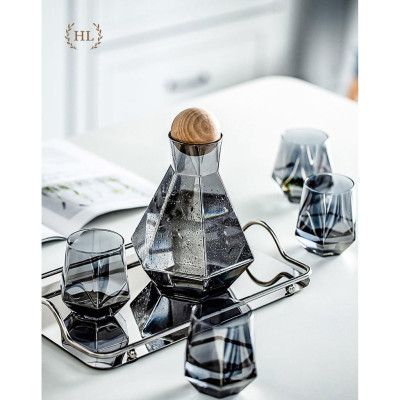 KHAY INOX BÊ ĐỒ | KHAY BÌNH CỐC THỦY TINH ĐỂ ĐỒ DECOR INOX | KHAY INOX PHONG CÁCH RETRO SANG CHẢNH 2021