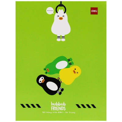 Tập Học Sinh - 5 Ô Ly Vuông - 96 Trang 120gsm - Deli CNA96-HBF (Mẫu Bìa Giao Ngẫu Nhiên)