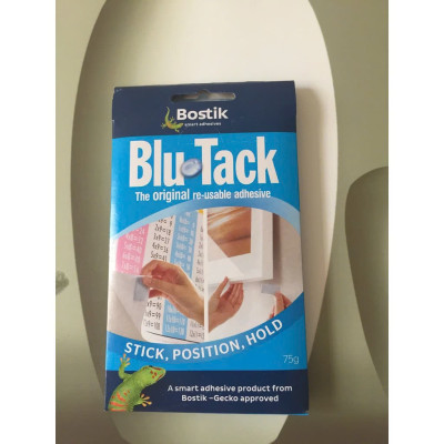 Đất Sét Dính BLU TACK Blutack 187052 của Bostik 75GR