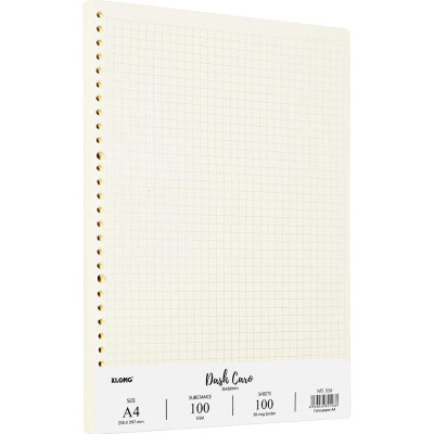 Ruột sổ còng Dash Caro KLONG A4 100/76 - 100 tờ (200 trang); MS: 526