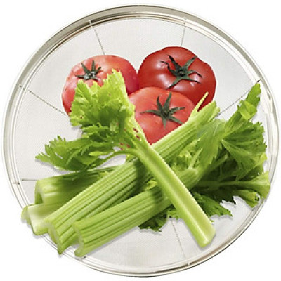 Rổ tròn đáy sâu inox Echo Metal - Hàng nội địa Nhật Bản