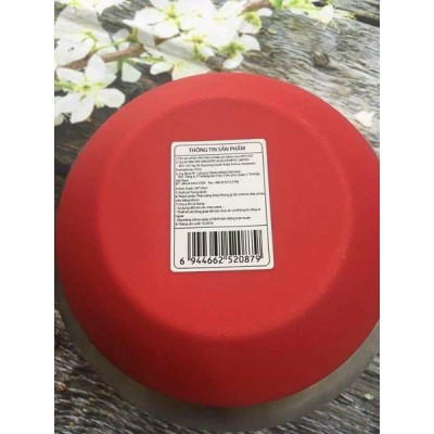 Tô Trộn Inox Cap Cấp Đáy Bọc Silicon Có Tay Cầm 24cm MIX1242 (cam kết hàng chính hãng)