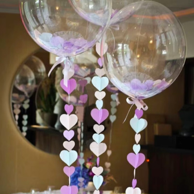 Bóng bay Galaxy Trong Suốt trang trí giáng sinh, noel Cực Đẹp (PE)