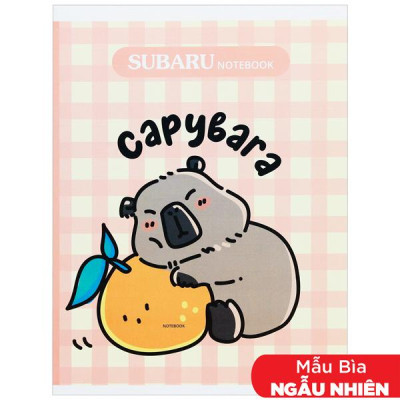 Tập Học Sinh Subaru Capybara - 4 Ô Ly Vuông - 96 Trang 90gsm - Vĩnh Thịnh A075-V1 (Mẫu Bìa Giao Ngẫu Nhiên)