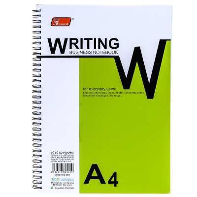 Sổ Lò Xo A4 Grand - 200 Trang (Giao Màu Ngẫu Nhiên)