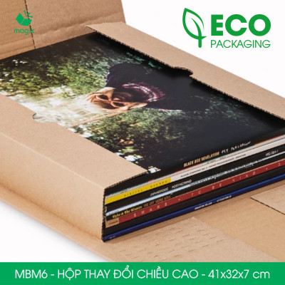 MBM6 - 41x32x7cm - Combo 60 Hộp carton thay đổi chiều cao - Thùng carton đóng hàng