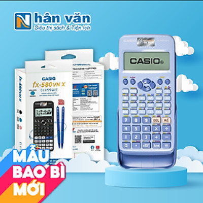 Máy Tính Casio FX580VN X-BU - Màu Xanh