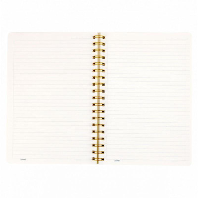 Vở kẻ ngang lò xo kép bìa nhựa 2 mặt B5 200 trang 100/76; MS: 582