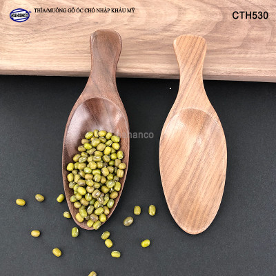 Thìa/Muỗng xúc trà gỗ Óc Chó - Trong văn hóa trà đạo Nhật Bản (Đủ kiểu dáng) Dùng xúc cafe, xúc gia vị, ăn uống sạch, decor trang trí