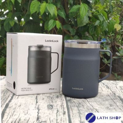 Ca Giữ Nhiệt/ Giữ Lạnh Lock&Lock Chất Liệu Thép Không Gỉ 475ml - Hàng Chính Hãng
