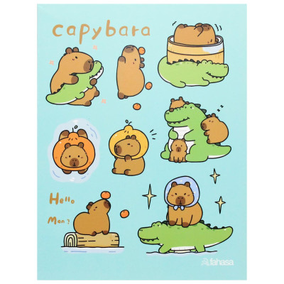 Tập Học Sinh Capybara - 4 Ôly - 96 Trang 100gsm - The Sun (Mẫu Màu Giao Ngẫu Nhiên)