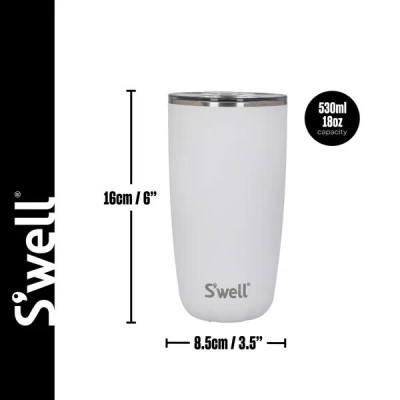 Cốc Giữ Nhiệt S’well Moonstone Kèm Nắp, 530ml Hàng chính hãng