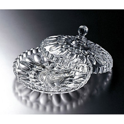 KHAY ĐỰNG MỨT TẾT THỦY TINH CHÍ 3 NGĂN CÓ NẮP ĐẬY