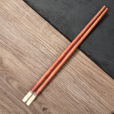 Bộ 10 & 20 đôi đũa ăn cao cấp đũa đẹp đũa sạch - Gỗ Trắc Khảm Ngọc Xà Cừ Cao Cấp