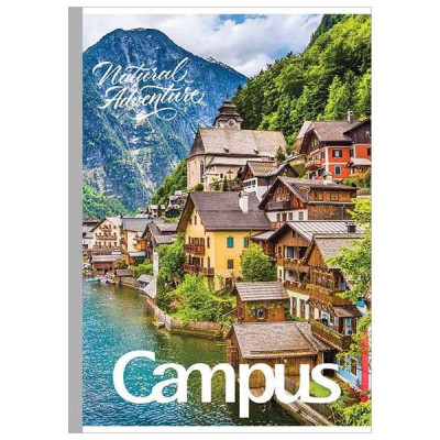 Combo 5 Tập Adventure B5 Kẻ Ngang Có Chấm 200 Trang ĐL 58-65g/m2 - Campus NB-BAVT200 (Mẫu Màu Giao Ngẫu Nhiên)