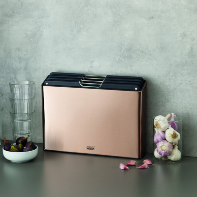 Joseph Joseph - Bộ thớt cao cấp Folio Steel 4-piece Chopping Board Set Rose-Gold 001211