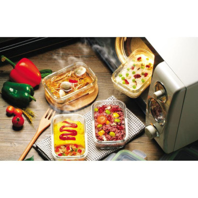 Bộ túi hộp cơm thủy tinh COBA