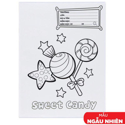 Tập Học Sinh Bìa Mỹ Thuật Sweet Candy - 4 Ô Ly - 96 Trang 100gsm - The Sun 03 (Mẫu Bìa Giao Ngẫu Nhiên)