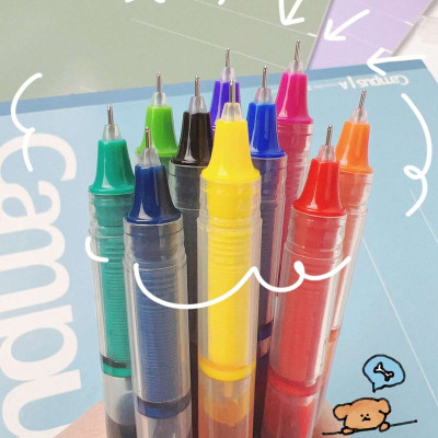 Bộ Bút Gel 12 Màu GP - K97 Đa Năng Tiện Lợi Cho Công Việc Và Học Tập