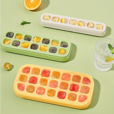 Khay Đá Tủ Lạnh Nhựa PP Cao Cấp Thông Minh Xả Đá Sau 1 Lần Nhấn, An Toàn Sức Khoẻ