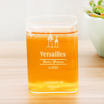 Ly thủy tinh vuông chịu nhiệt 400ml, 240ml